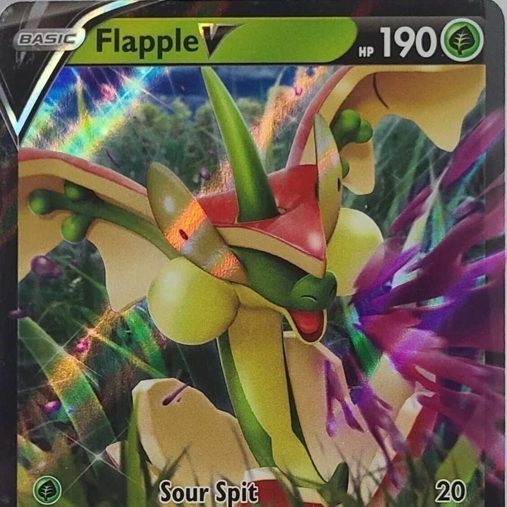 Flapple V 018/163 Battle Styles NM/M Ultra Rare Pokemon
